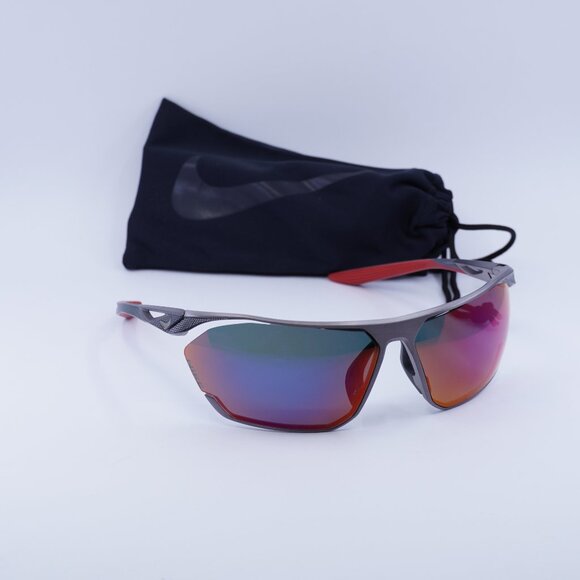Nike NIKE STRATUS E DC3408 900 Geometric Sunglasses - Gunmetal/Field Tint - Picture 1 of 9